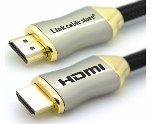 Link Cable Store LCS - ORION XS - 3.2 Feet / 1.0 M - CL3 HDMI 1.4 - 2.0 Professional - 3D - Ultra HD 4k 2160p - Full HD 1080p - Audio Return Channel (ARC) - 24k Gold plated connectors