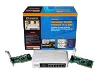 Linksys EtherFast Network in a Box - Switch - 5 ports - 10Base-T- 100Base-TX - EN- Fast EN