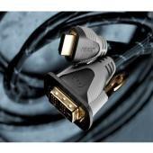 Linx Luxury 24k Gold Plated HDMI - DVI 2.4m Cable