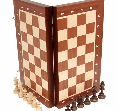 Lion Chess Tournament No4 Chess Set, 80mm King Height