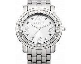 Lipsy Ladies Silver Alloy Bracelet Watch