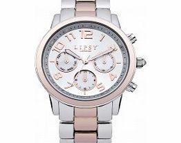 Lipsy Ladies Silver and Gold Sports Watch