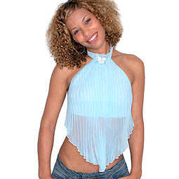 Pleated Butterfly Top