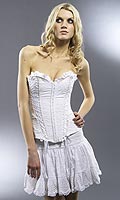 Womens Broderie Anglaise Basque