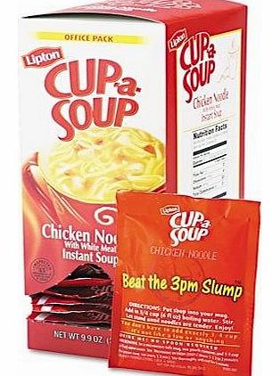 - Cup-a-Soup, Chicken Noodle, Single Serving, 22/Pack - Sold As 1 Box - Just add hot water.