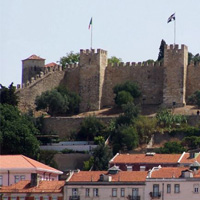 Lisbon St Jorge Castle on a Buggy