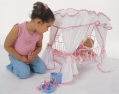 LISSI canopy bed with doll and accessories