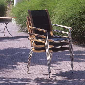 S Line Textile Dining Chair