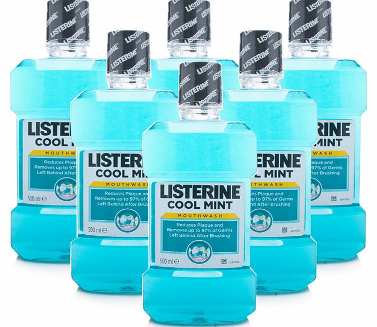 Listerine Mouthwash Coolmint 6 Pack