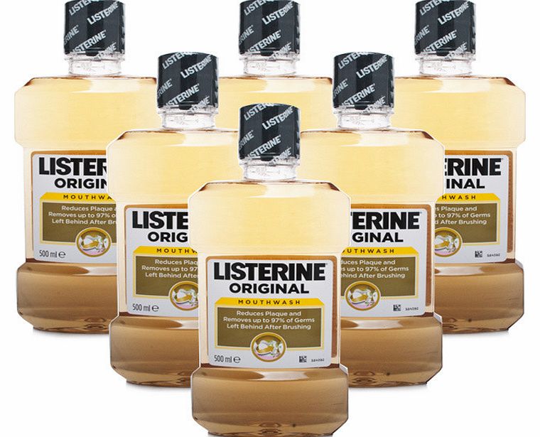 Listerine Mouthwash Original 6 Pack