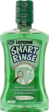 Listerine, 2041[^]10085301 Smart Rinse Mint Mouthwash For