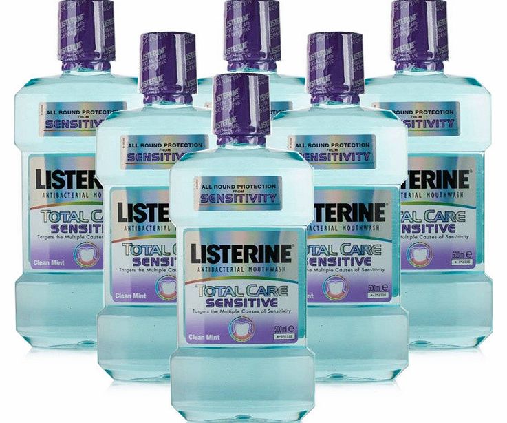 Listerine Total Care Sensitive Mouthwash 6 Pack