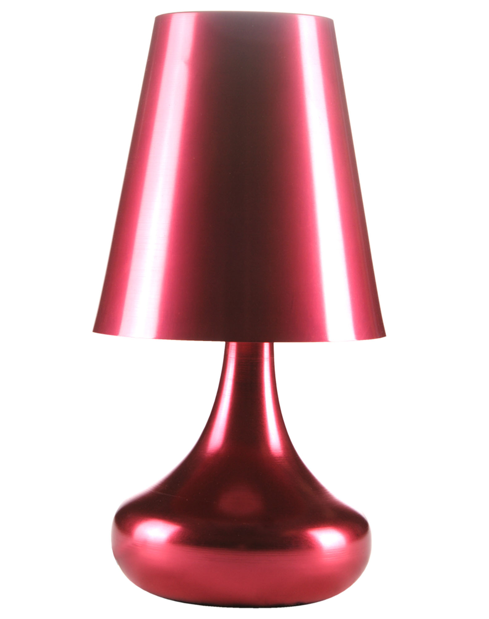 Zany Red Aluminium Table Lamp