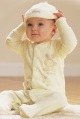LITTLE BY LITTLE unisex sleepsuit and hat