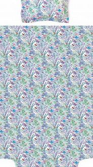 Little Cabari Jazz Aqua Duvet Cover Multicoloured