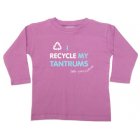 Little Green Radicals I Recycle My Tantrums Kids Longsleeved Tee