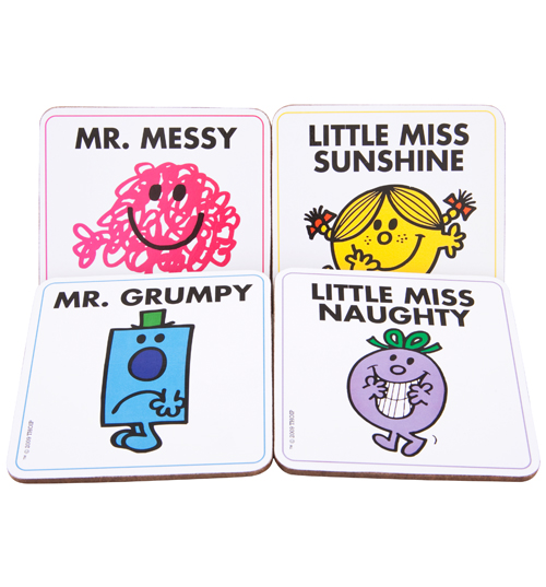 Little Miss and Mr Men Coasters Set