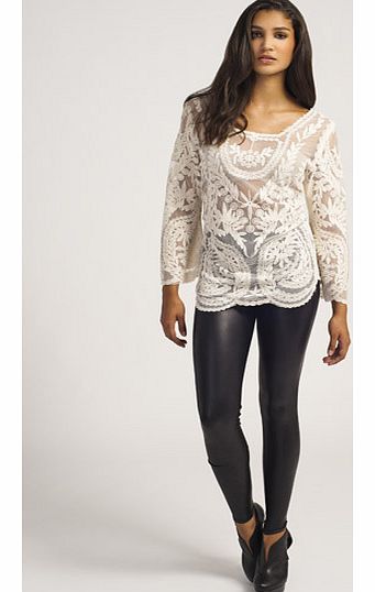 Long Sleeve Lace Top