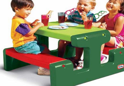 Little Tikes Junior Picnic Table Evergreen