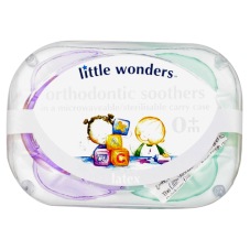 Little Wonders Orthodontic Soothers Latex 0m 
