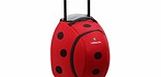 LittleLife Wheelie Travel Bag - Ladybird