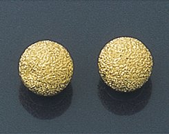 glitter ball stud ear-rings
