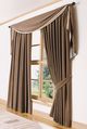 velour pleated curtains