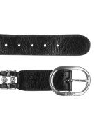 Swarovski Crystal Chain Leather Belt