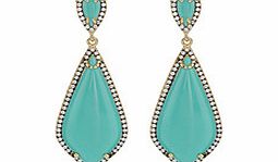 Liv Oliver Sterling silver turquoise earrings
