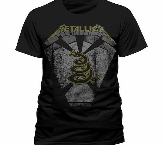 Live Nation Mens Metallica - Pit Boss Crew Neck Short Sleeve T-Shirt, Black, XX-Large