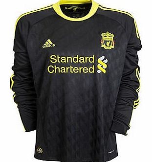 Liverpool 3rd Shirt Adidas 2010-11 Liverpool Adidas 3rd Long Sleeve