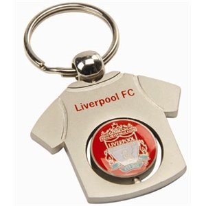  Liverpool FC T-Shirt Spinner Key Ring