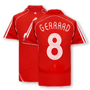 Liverpool Adidas 06-07 Liverpool home (Gerrard 8) CL