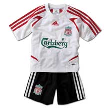 Adidas 07-08 Liverpool away Mini Kit