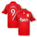 Liverpool Adidas 07-08 Liverpool home (Torres 9) CL