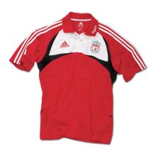 Liverpool Adidas 07-08 Liverpool Polo Shirt (Red)