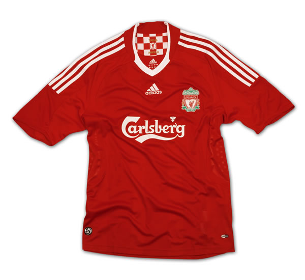 Liverpool Adidas 08-09 Liverpool home (Gerrard 8) with