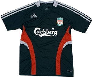 Adidas 08-09 Liverpool Training Shirt (black)