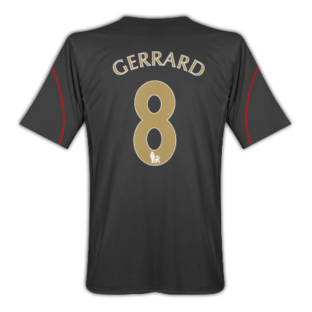Liverpool Adidas 09-10 Liverpool away (Gerrard 8)