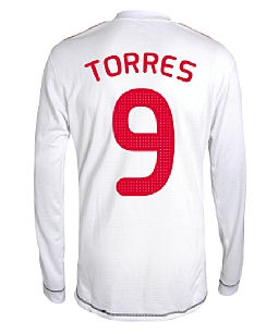 Liverpool Adidas 09-10 Liverpool L/S 3rd (Torres 9)