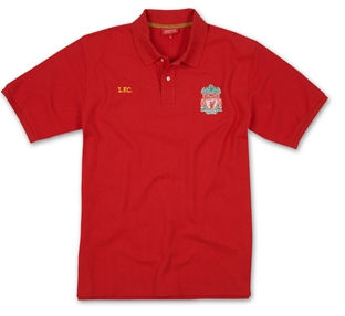 Liverpool Adidas 09-10 Liverpool Polo Shirt (Red)
