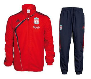 Liverpool Adidas 09-10 Liverpool Presentation Suit (Red) - Kids