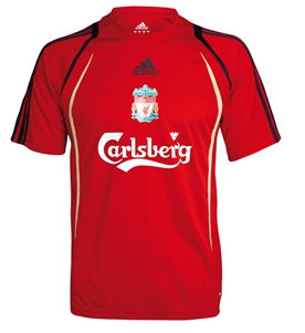 Adidas 09-10 Liverpool Red Training Jersey