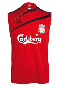 Liverpool Adidas 09-10 Liverpool Sleeveless Jersey (red)