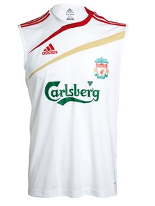 Liverpool Adidas 09-10 Liverpool Sleeveless Jersey (white)