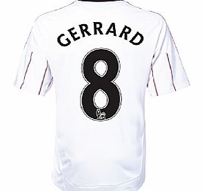 Adidas 2010-11 Liverpool Away Shirt (Gerrard 8) - Kids