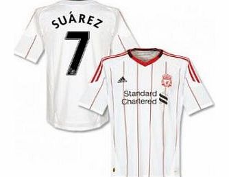 Adidas 2010-11 Liverpool Away Shirt (Suarez 7)