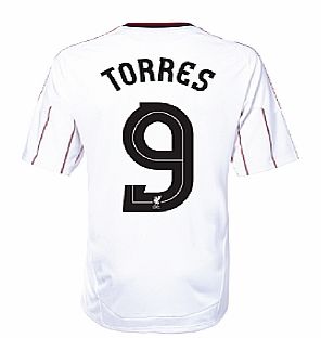 Liverpool Away Shirt Adidas 2010-11 Liverpool Away Shirt (Torres 9) European
