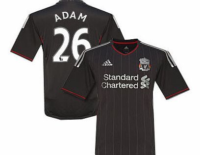 Adidas 2011-12 Liverpool Away Football Shirt (Adam 26)