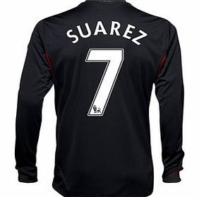 Adidas 2011-12 Liverpool Long Sleeve Away Shirt (Suarez